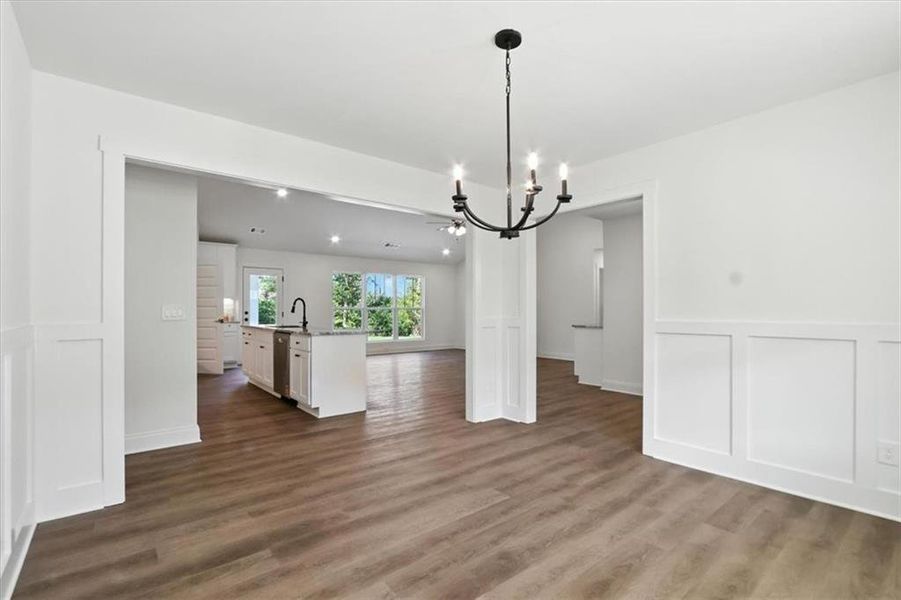 Spacious, unfurnished interior of a new home in , Hartwell (Image 13).