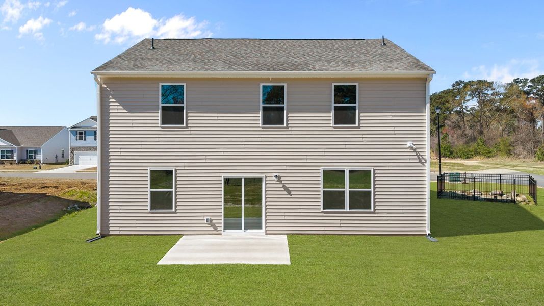 Exterior details and patio area of a home in Villa Grande, Winterville (Image 22). Exterior details and patio area of a home in Villa Grande, Winterville (Image 22).