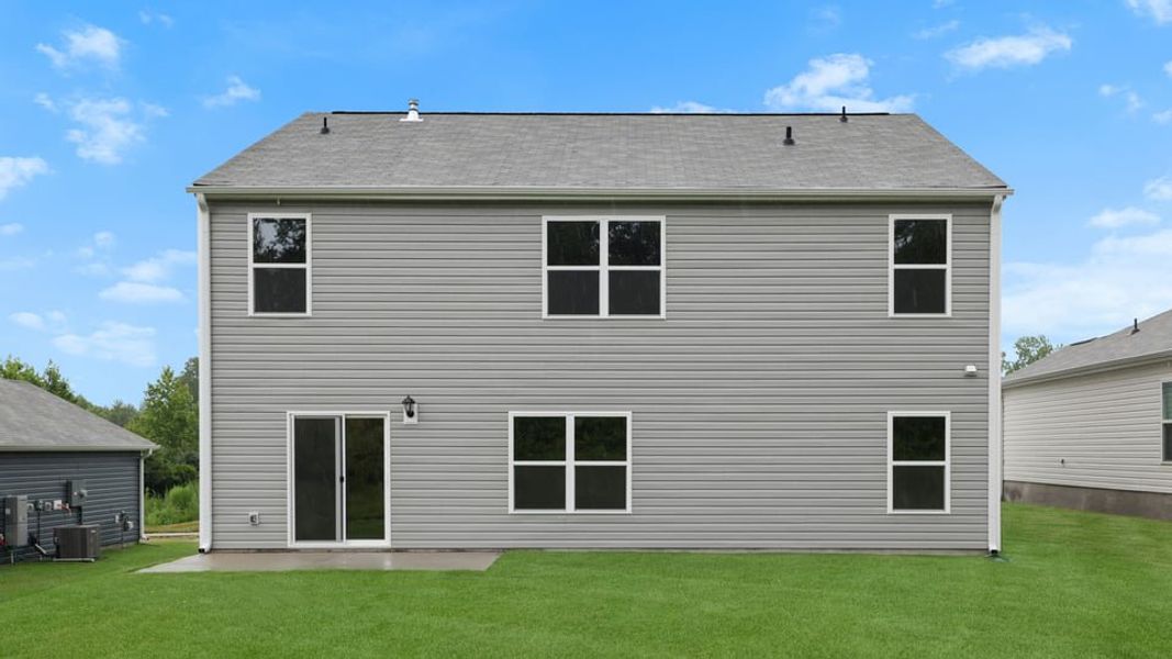 Exterior details and patio area of a home in Harrier Point, Woodruff (Image 21). Exterior details and patio area of a home in Harrier Point, Woodruff (Image 21).