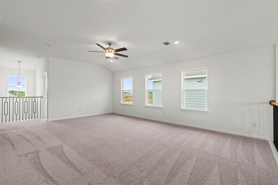 Spacious, unfurnished interior of a new home in Butler Farms, Liberty Hill (Image 35). Spacious, unfurnished interior of a new home in Butler Farms, Liberty Hill (Image 35).
