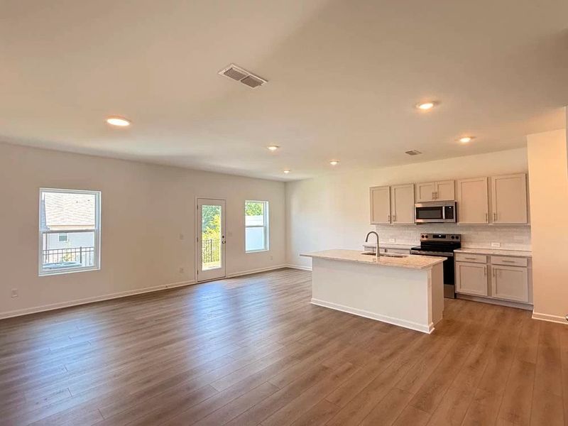 Family Room & Kitchen