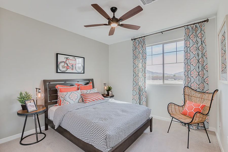 Representative furnished interior of a home built from the 203 by Elliott Homes in Las Barrancas, Yuma (Image 13).