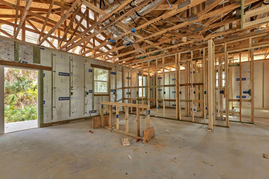 In-progress construction of a new home in , Port Charlotte, FL (Image 9). In-progress construction of a new home in , Port Charlotte, FL (Image 9).