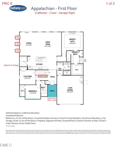 PRC 6 First Floor Plan