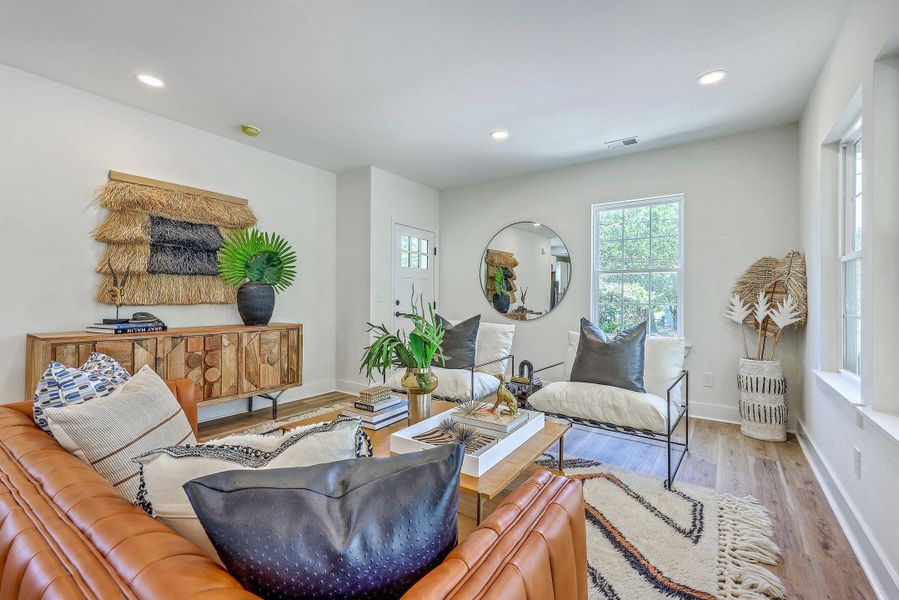 Furnished interior view inside a new home in , Charleston (Image 6).