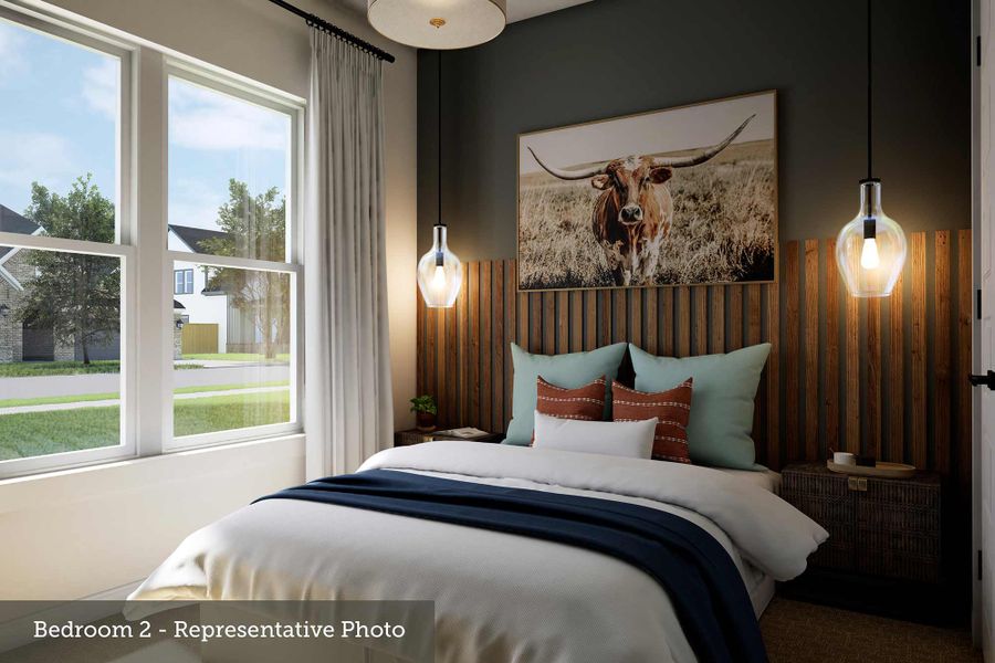 Furnished interior view inside a new home in Tavolo Park Cottages, Fort Worth (Image 4).