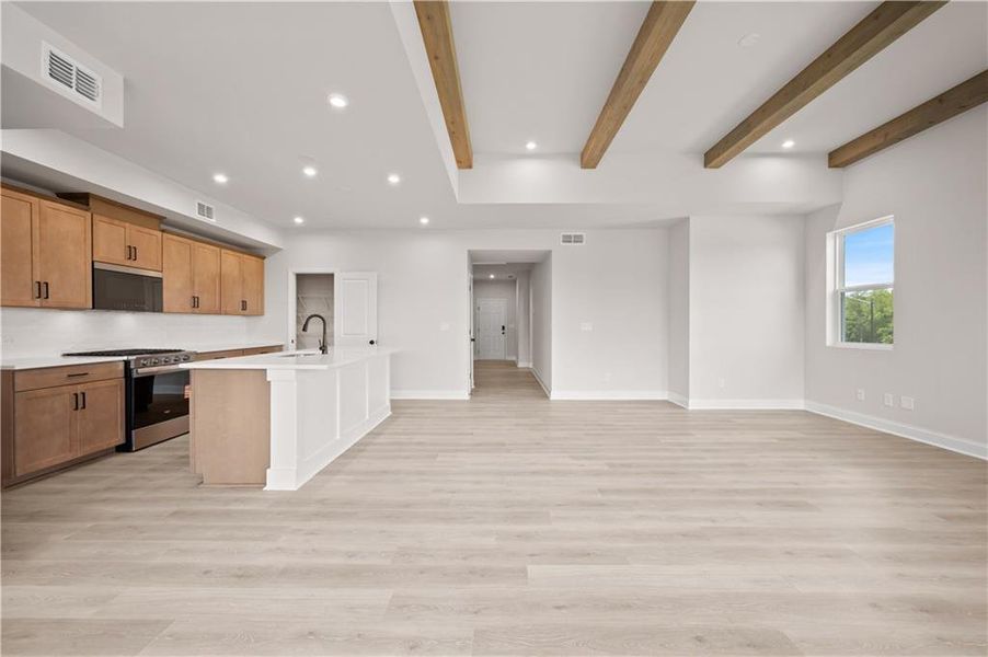 Spacious, unfurnished interior of a new home in Gatherings® at GreenHouse, Marietta (Image 36).