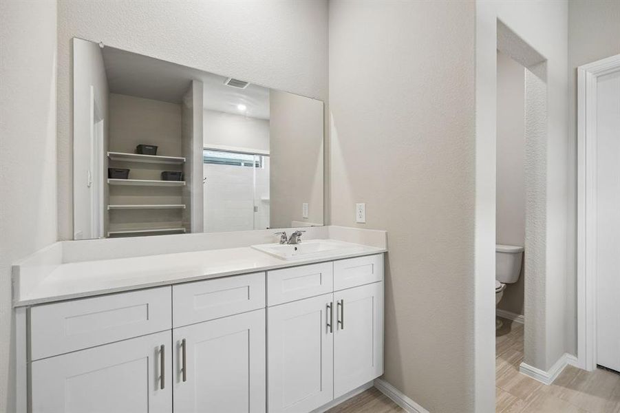 Furnished interior view inside a new home in River's Edge, Fort Worth (Image 12).