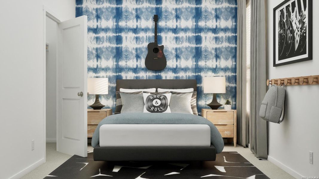 Furnished interior view inside a new home in Rose Valley, Converse (Image 16).