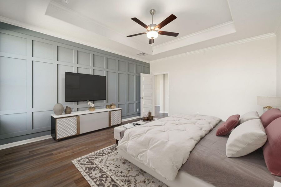 This secondary bedroom features plenty of natural light and a soothing neutral palette, creating a welcoming and peaceful environment. Its flexible layout makes it perfect for use as a guest room, family space, or home office This secondary bedroom features plenty of natural light and a soothing neutral palette, creating a welcoming and peaceful environment. Its flexible layout makes it perfect for use as a guest room, family space, or home office