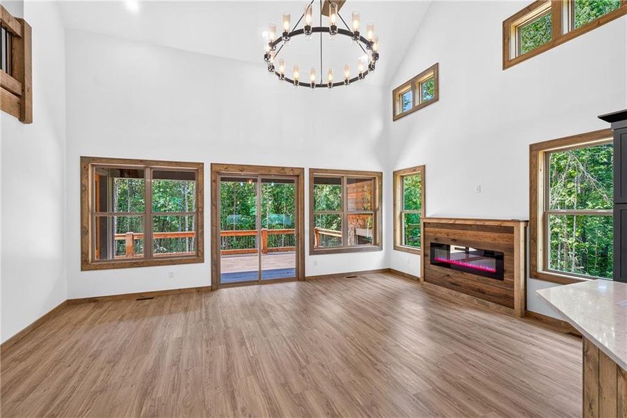 Spacious, unfurnished interior of a new home in , Ellijay (Image 25).