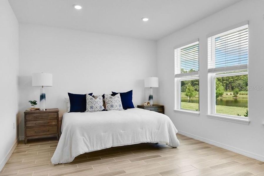 Furnished interior view inside a new home in Windward Preserve, Cocoa (Image 28).