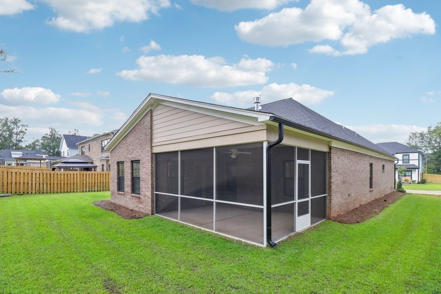 Representative exterior photo of a completed home built from the Carol II by Great Southern Homes in The Cove, Sumter, SC (Image 19).