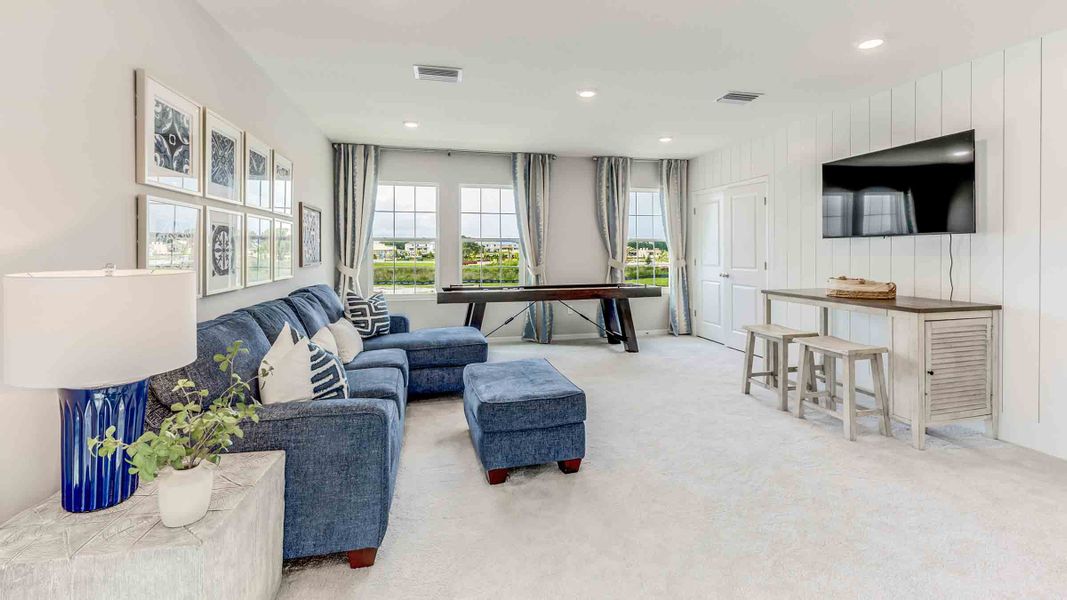 Furnished interior view inside a new home in Angeline, Land O' Lakes (Image 11).