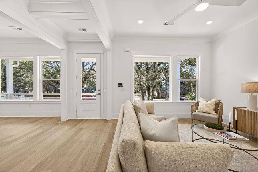 Furnished interior view inside a new home in , Charleston (Image 3).