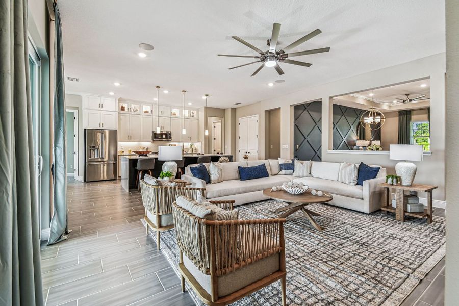 Representative furnished interior of a home built from the Joyce by William Ryan Homes in River Preserve Estates, Parrish (Image 17). Representative furnished interior of a home built from the Joyce by William Ryan Homes in River Preserve Estates, Parrish (Image 17).