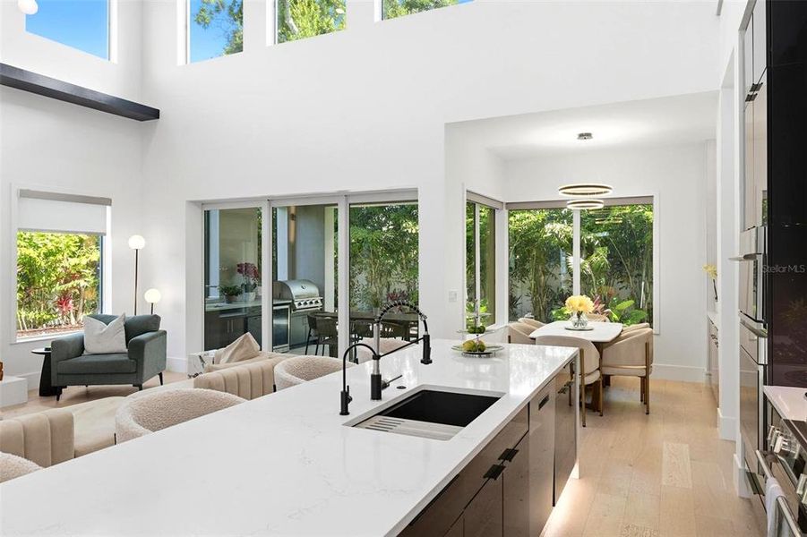 Furnished interior view inside a new home in , Sarasota (Image 53).