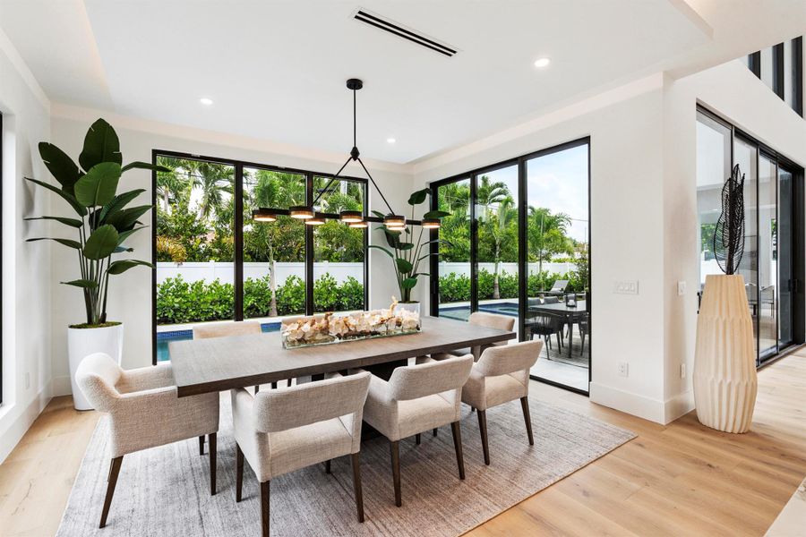 Furnished interior view inside a new home in , West Palm Beach (Image 13).