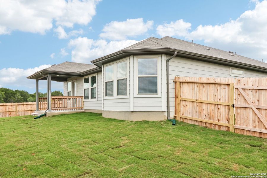 Front exterior of a new home in Legendary Trails - Classic Series, Cibolo, TX, highlighting curb appeal (Image 2).