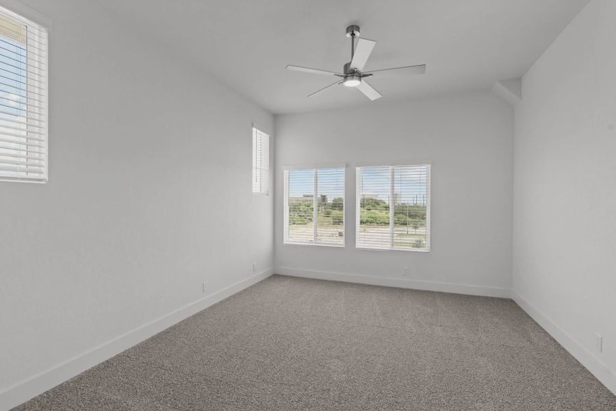 Representative unfurnished interior of a home built from the Athena by Chesmar Homes in Prominence Urban, San Antonio (Image 9).