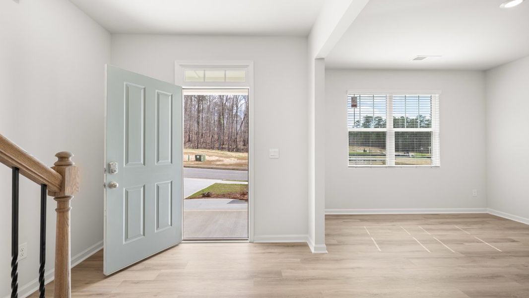 Representative unfurnished interior of a home built from the Halton by D.R. Horton in South Wind, South Fulton (Image 12).