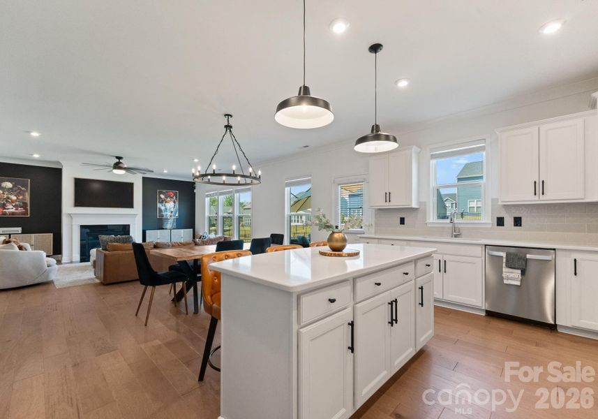 Furnished interior view inside a new home in , Charlotte (Image 29).