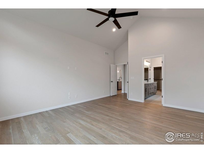 Primary Suite with Hardwood Floors