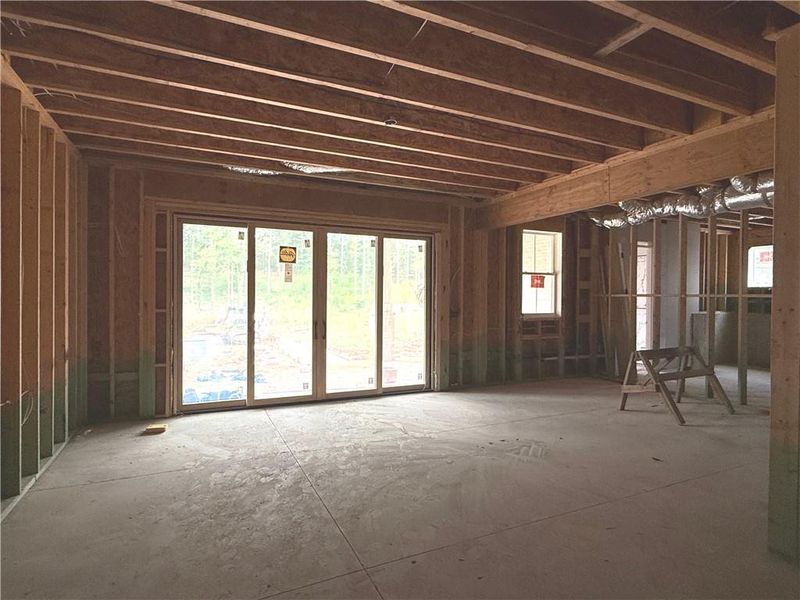 In-progress construction of a new home in , Flowery Branch, GA (Image 15).
