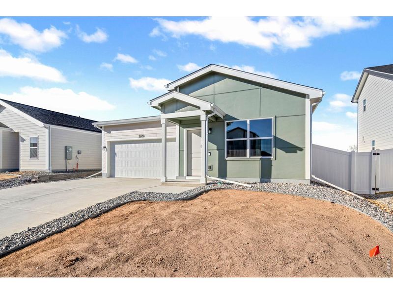 Exterior details and patio area of a home in Liberty Draw, Evans (Image 12).