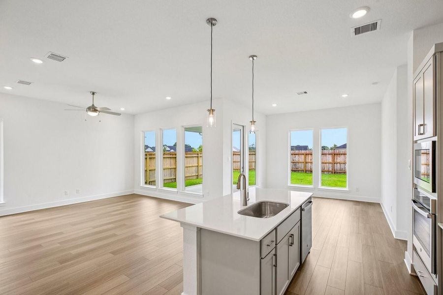 23518 Steely Thicket Kitchen + Great Room 23518 Steely Thicket Kitchen + Great Room