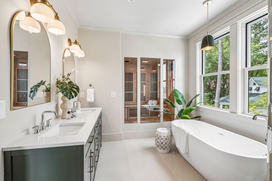 Furnished interior view inside a new home in , Johns Island (Image 66).