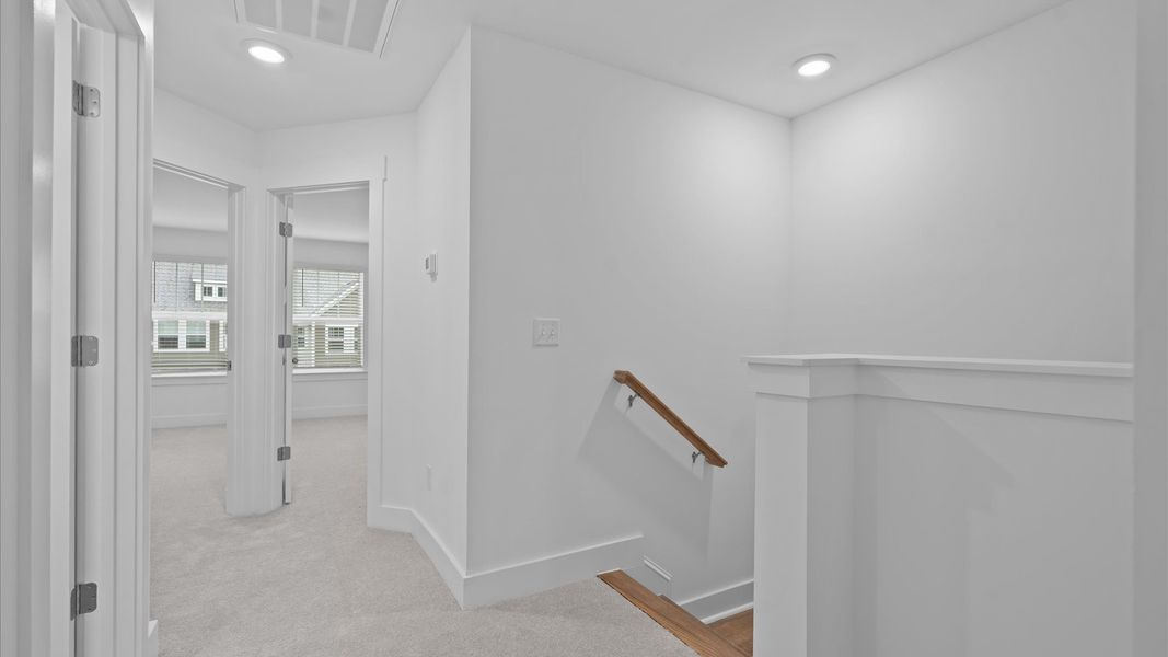 Furnished interior view inside a new home in Clayton Crossing, Arden (Image 30). Furnished interior view inside a new home in Clayton Crossing, Arden (Image 30).