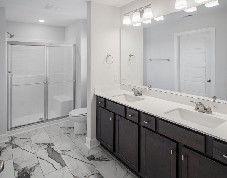 Representative furnished interior of a home built from the The Holland by Cothran Homes in Holly Ridge, Greenville (Image 10).