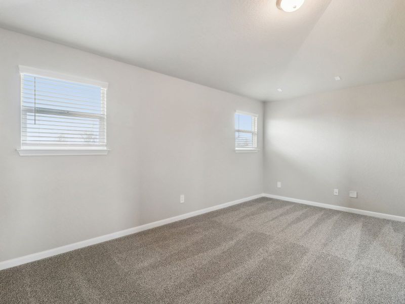 Second floor landing in the Medina floorplan at a Meritage Homes community. Second floor landing in the Medina floorplan at a Meritage Homes community.