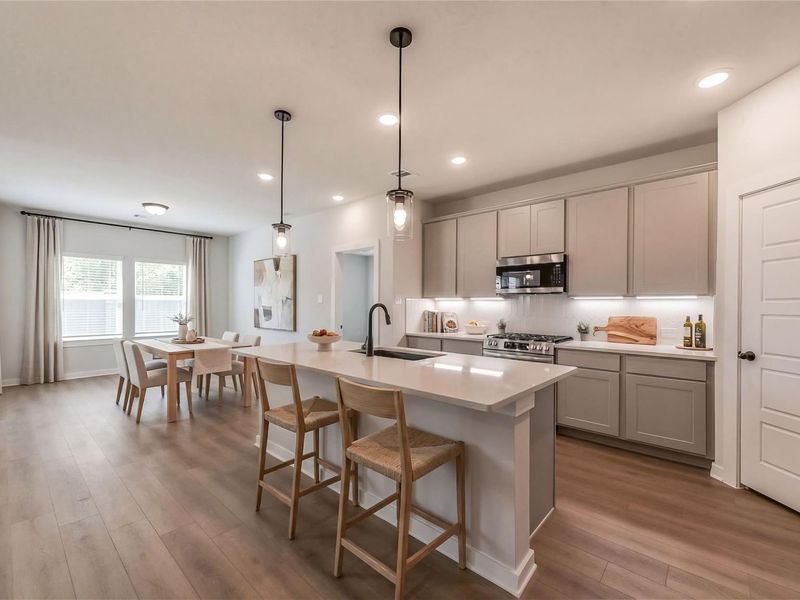 Furnished interior view inside a new home in Sundance Cove, Crosby (Image 17).