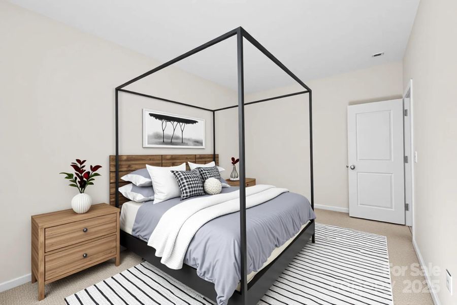 Furnished interior view inside a new home in , Spencer (Image 8).