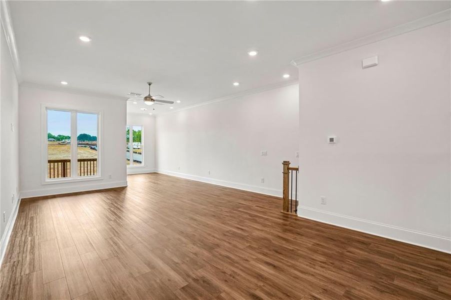 Spacious, unfurnished interior of a new home in Waterhaven, Cumming (Image 36).