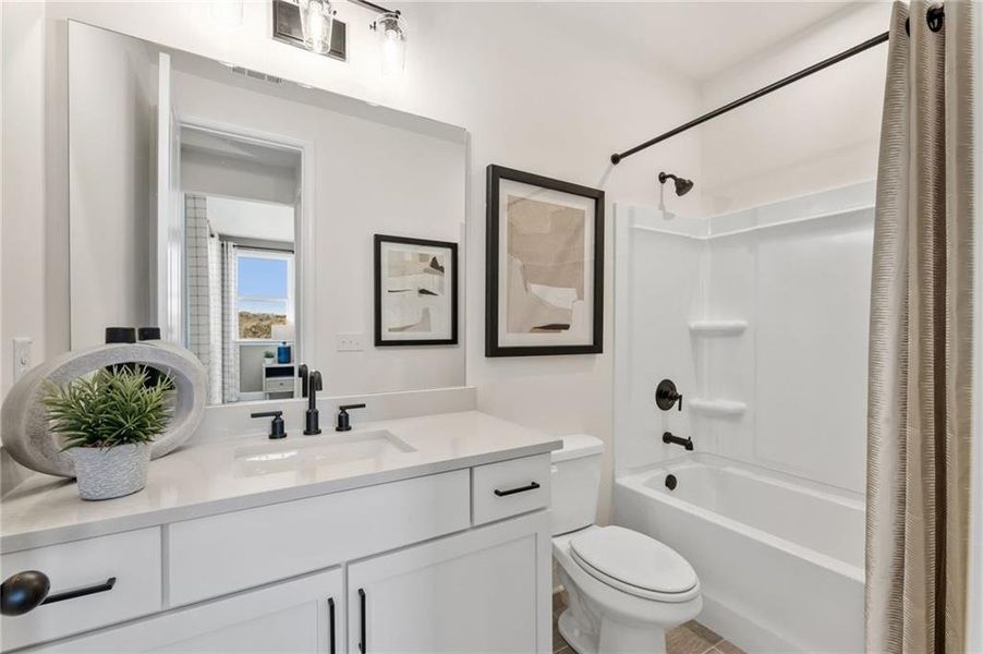 Furnished interior view inside a new home in Fern Hollow, Buford (Image 23).