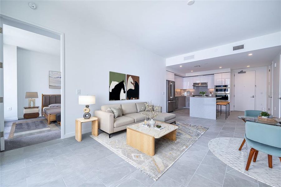 Furnished interior view inside a new home in , St. Petersburg (Image 13). Furnished interior view inside a new home in , St. Petersburg (Image 13).