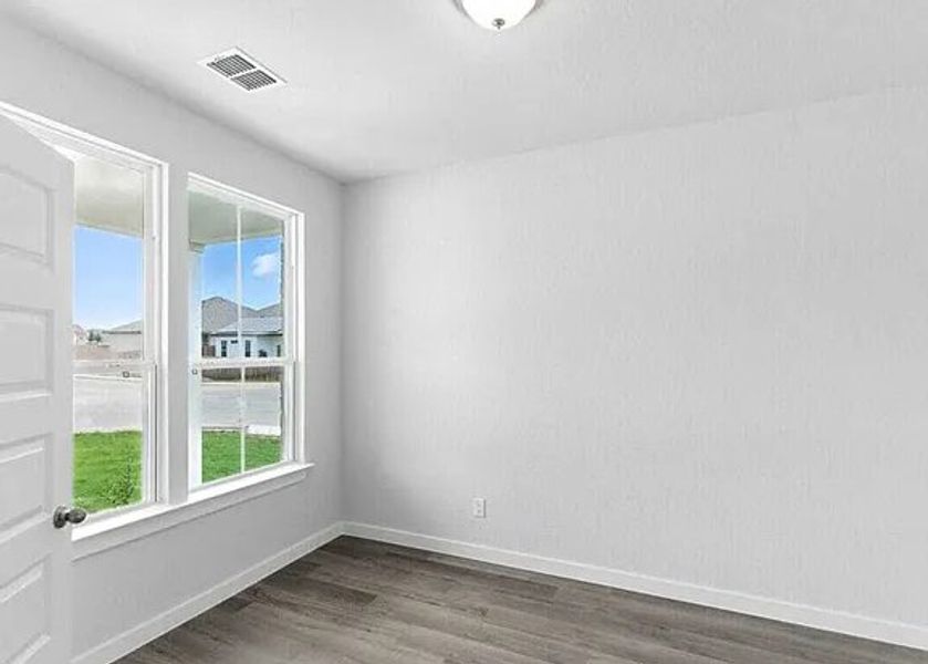 Spacious, unfurnished interior of a new home in August Fields, New Braunfels (Image 22). Spacious, unfurnished interior of a new home in August Fields, New Braunfels (Image 22).