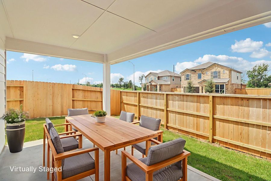 Furnished interior view inside a new home in Heights of Barbers Hill, Mont Belvieu (Image 8). Furnished interior view inside a new home in Heights of Barbers Hill, Mont Belvieu (Image 8).