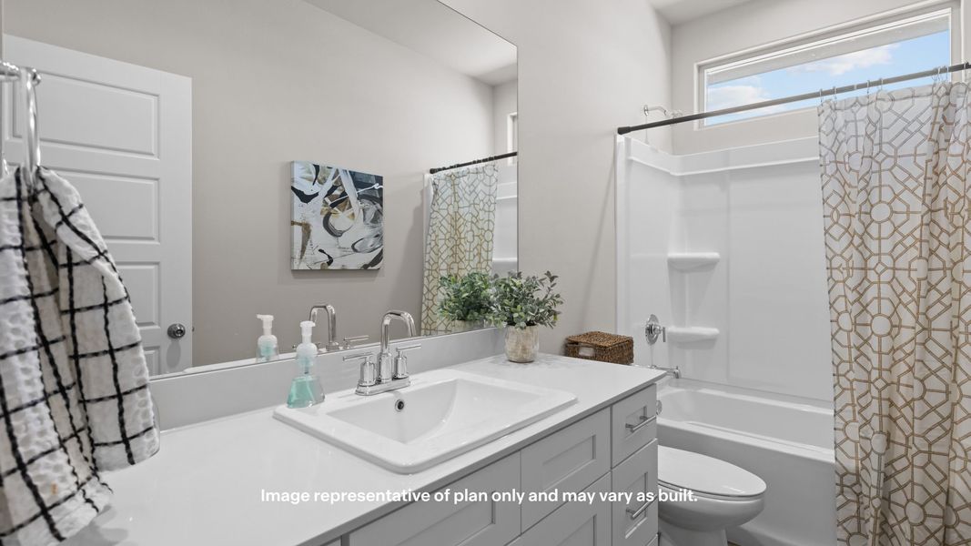 Furnished interior view inside a new home in Mustang Ridge, Andrews (Image 18). Furnished interior view inside a new home in Mustang Ridge, Andrews (Image 18).