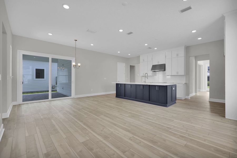 Representative unfurnished interior of a home built from the The Salt by Providence Homes (Florida) in Seabrook Village at Seabrook, Nocatee (Image 14).