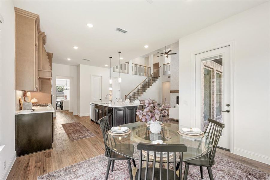 Furnished interior view inside a new home in Mockingbird Heights, Midlothian (Image 18).