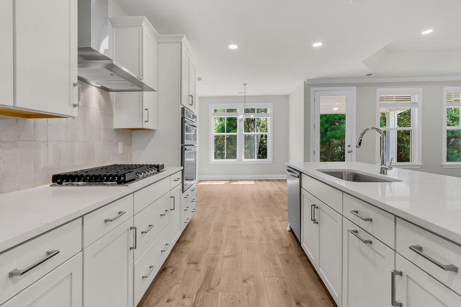 Furnished interior view inside a new home in Tidewater at Lakes of Cane Bay, Summerville (Image 3).