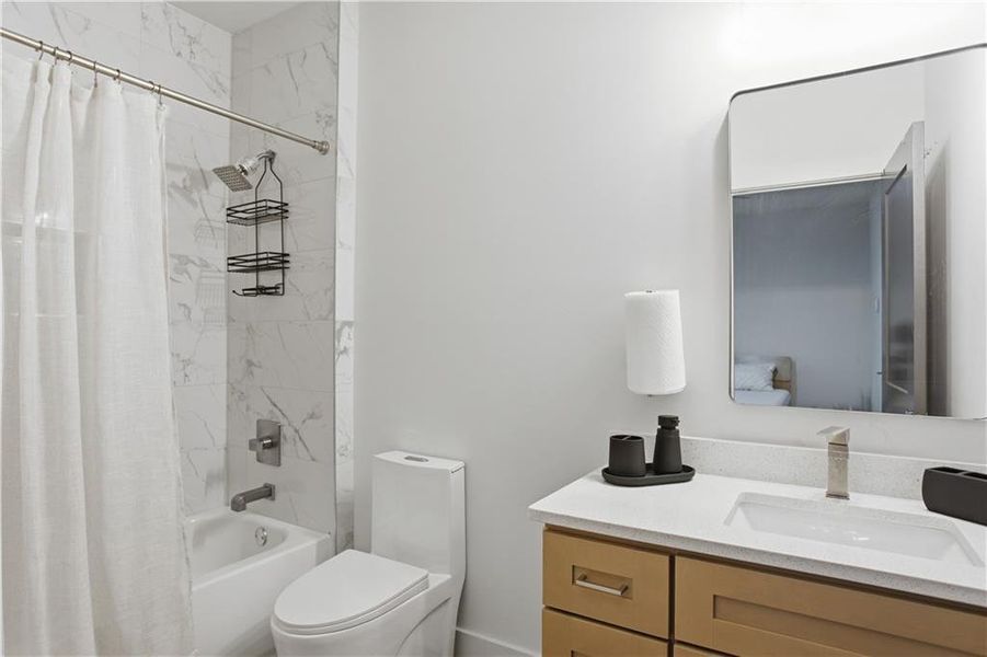 Furnished interior view inside a new home in , Atlanta (Image 15).