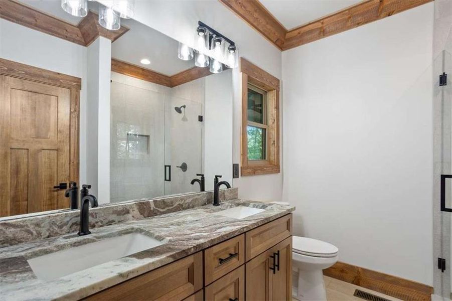 Furnished interior view inside a new home in , Ellijay (Image 9).