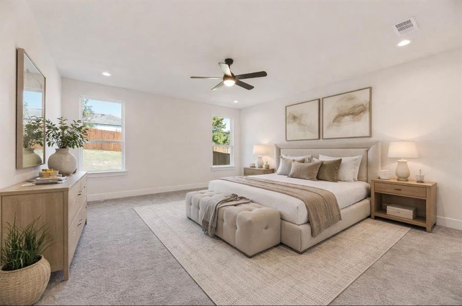 Furnished interior view inside a new home in , Dallas (Image 13). Furnished interior view inside a new home in , Dallas (Image 13).