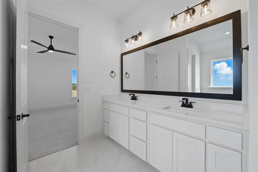 Furnished interior view inside a new home in Eagles Bluff, Willow Park (Image 11).