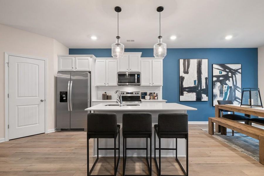 Furnished interior view inside a new home in Chapel Hill, Newnan (Image 7).